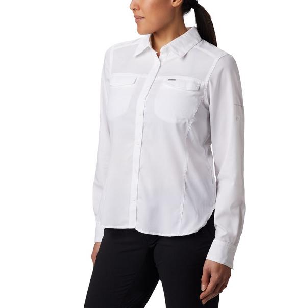 Columbia Silver Ridge Shirts White For Women's NZ8134 New Zealand